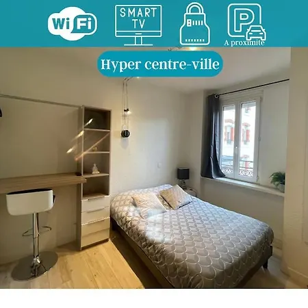 דירה Lion D'or 23 - Meublee Et Equipee En Centre-ville Montluçon